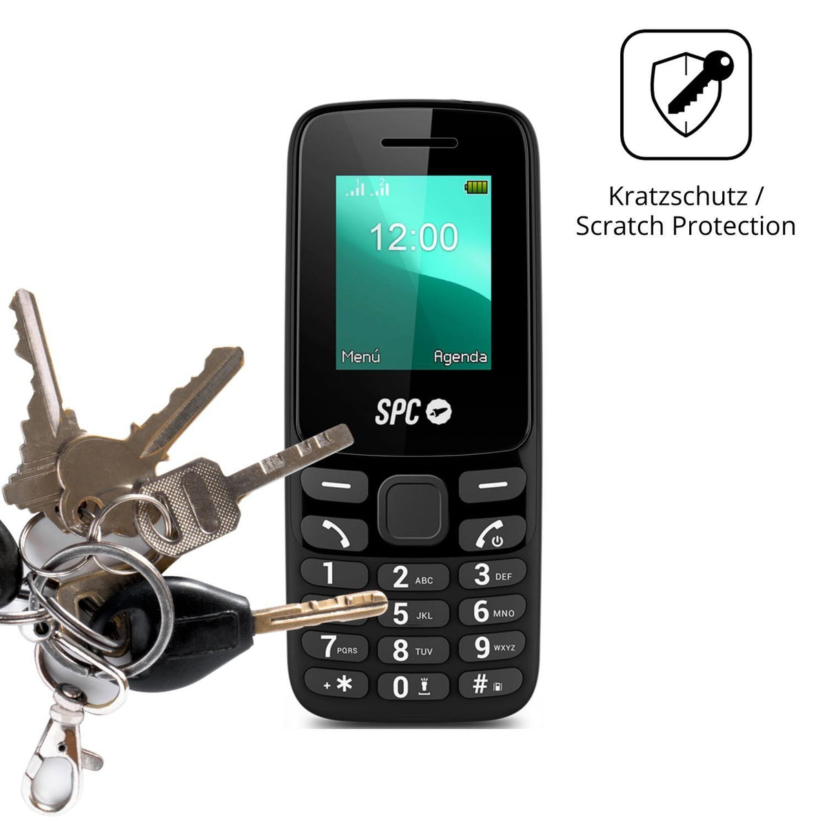 4x Schutzfolie klar für SPC Talk 2 Go Display-Schu (4)