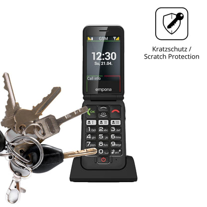 4x Schutzfolie klar für Emporia JOY 2G Display-Sch (4)