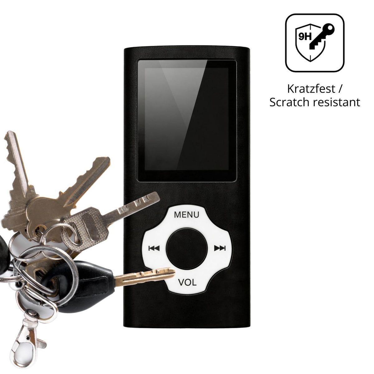 2x 9H Schutzfolie für Witfoam W1 MP3-Player Panzer (3)