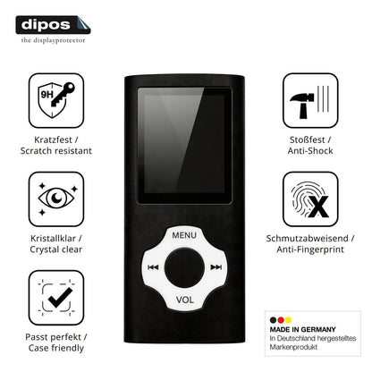 2x 9H Schutzfolie für Witfoam W1 MP3-Player Panzer (7)