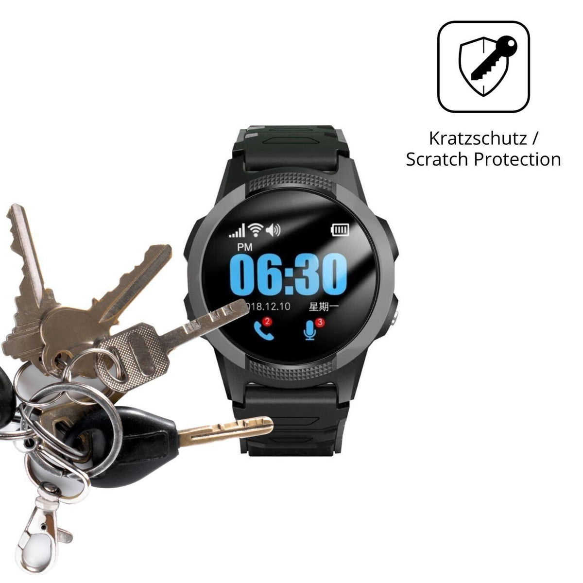 6x Schutzfolie klar für NikuTRAX NC120E Display-Sc (4)