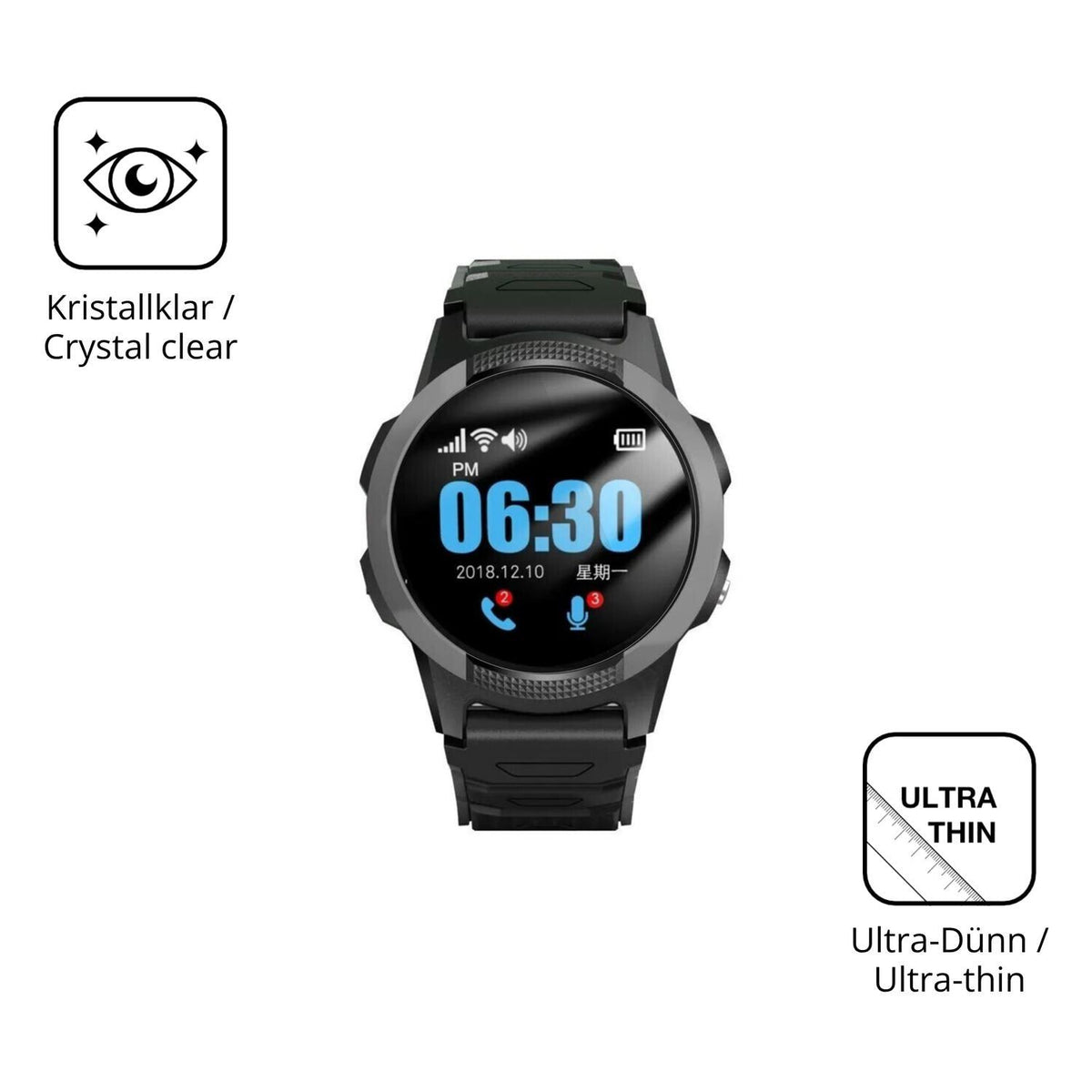 6x Schutzfolie klar für NikuTRAX NC120E Display-Sc (5)