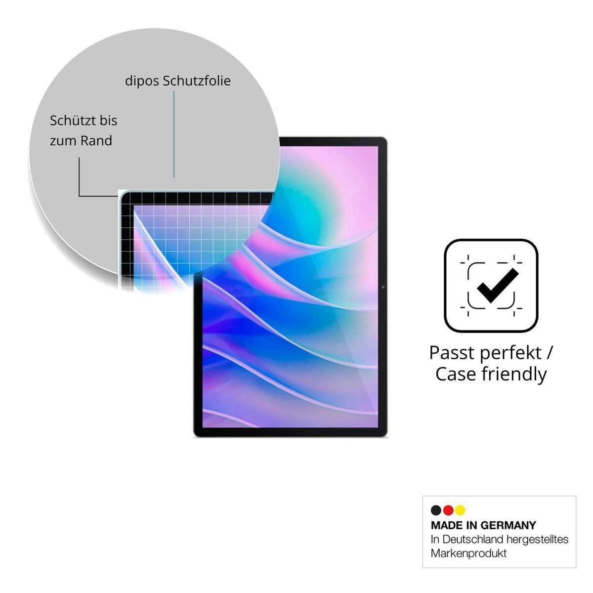 2x 9H Schutzfolie für Acer Iconia A14 Panzerfolie (6)