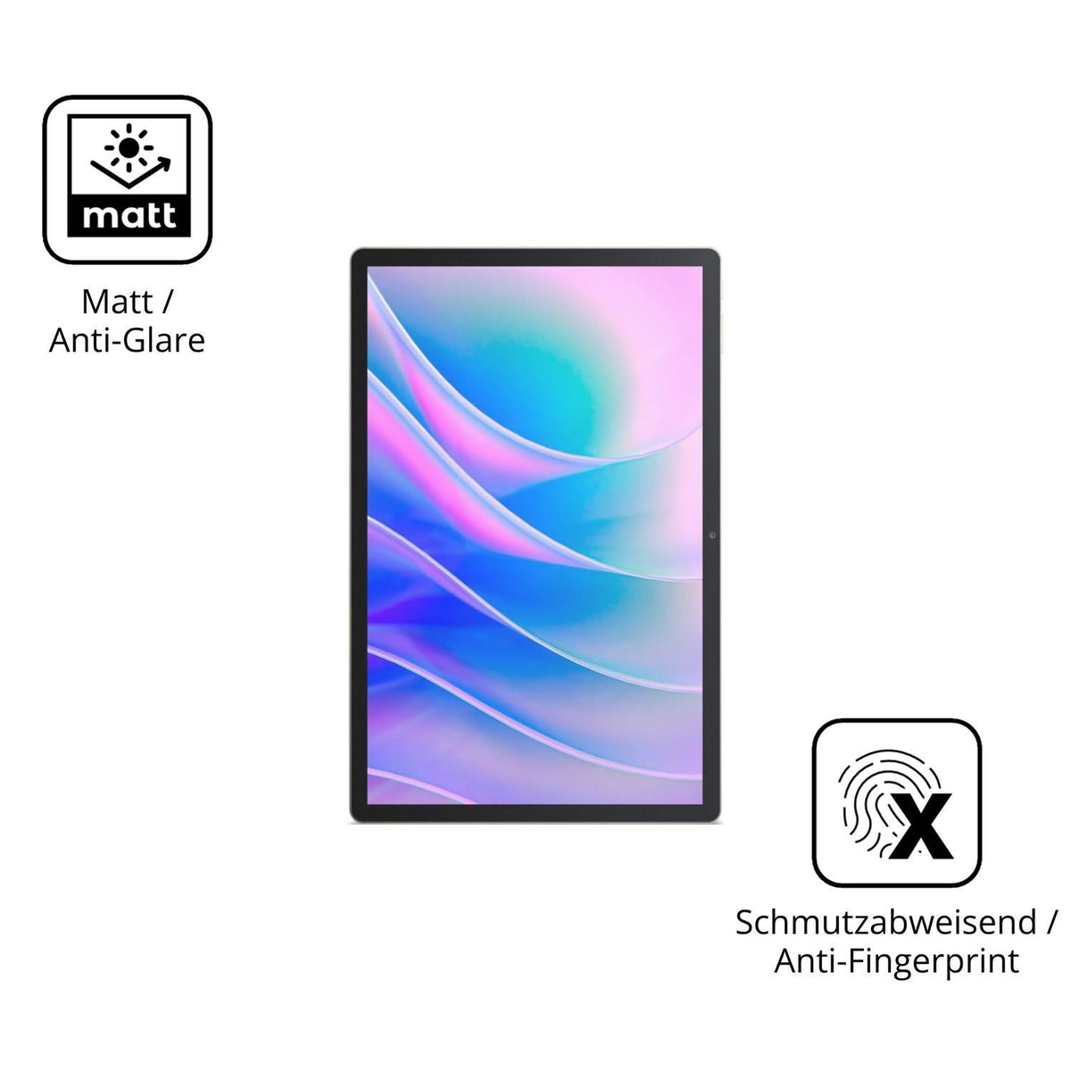 2x 9H Schutzfolie matt für Acer Iconia A14 Panzerf (5)