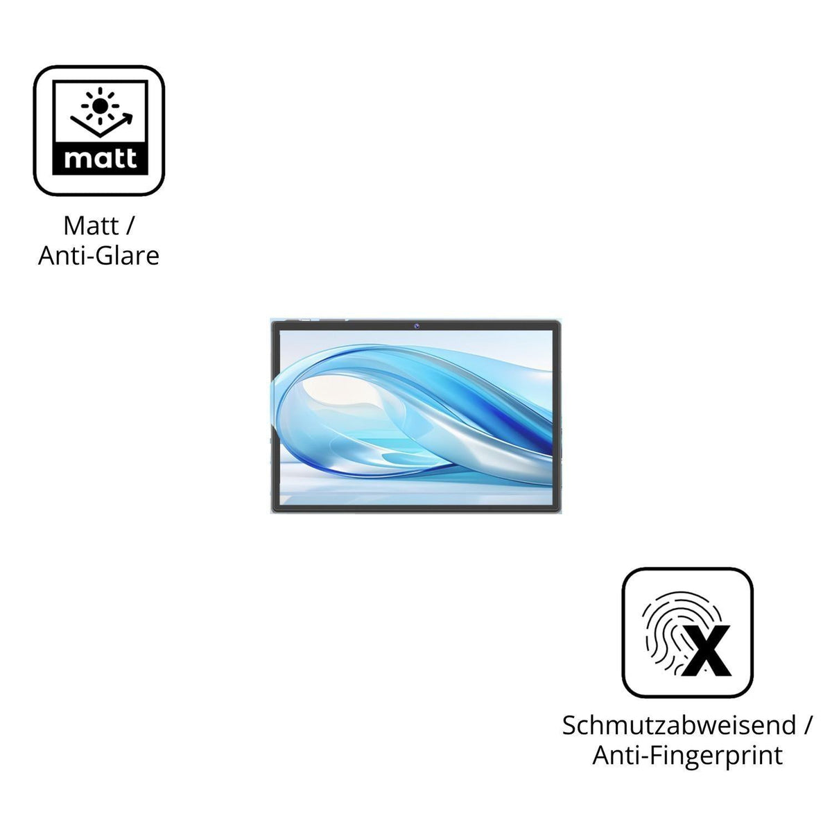 2x Schutzfolie matt für ZIOVO E6 Display-Schutzfol (5)