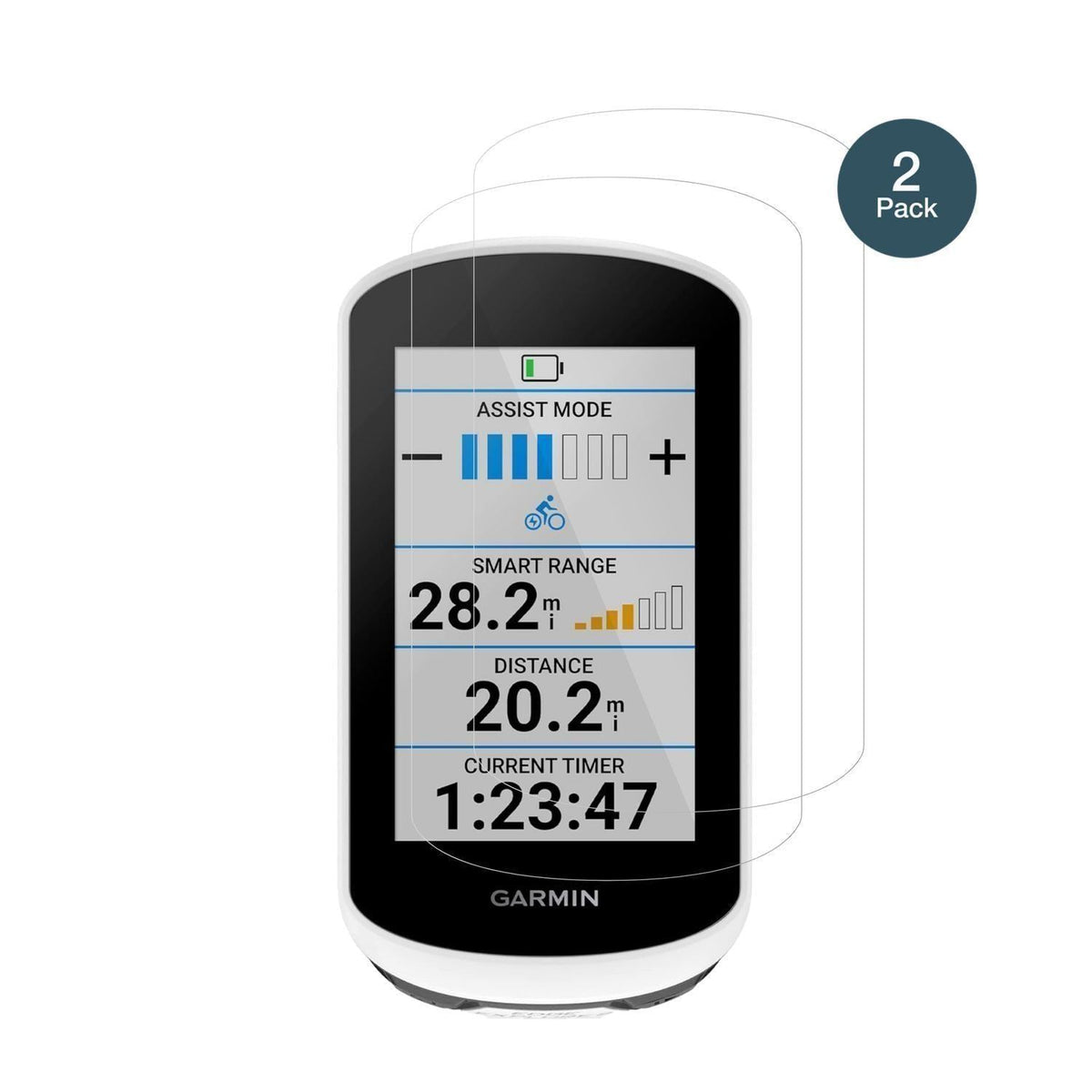 2x 9H Schutzfolie für Garmin Edge Explore 2 Power  (2)