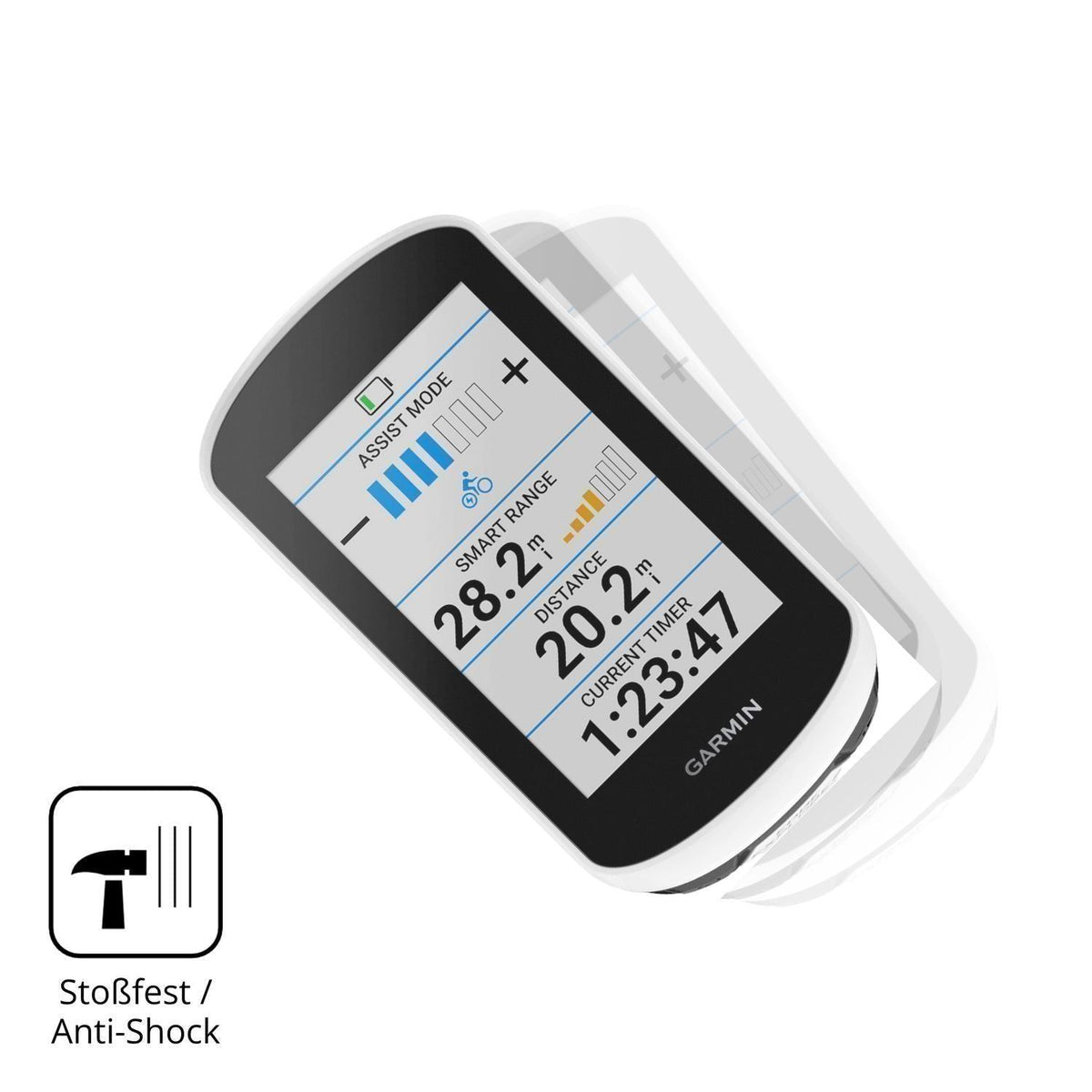 2x 9H Schutzfolie matt für Garmin Edge Explore 2 P (4)