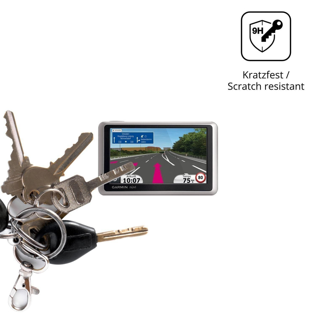2x 9H Schutzfolie für Garmin nüvi 1340T Panzerfoli (3)