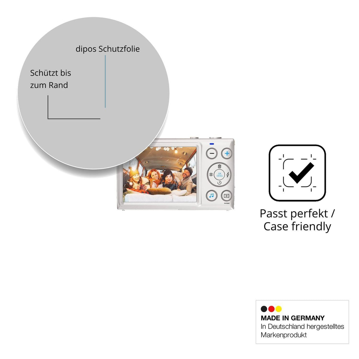 2x 9H Schutzfolie matt für CCN C2 Panzerfolie (6)