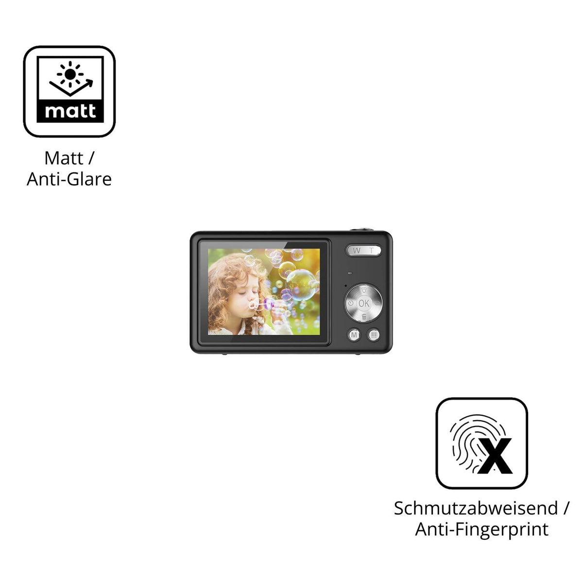 4x Schutzfolie matt für Cetoon Q12 Display-Schutzf (5)