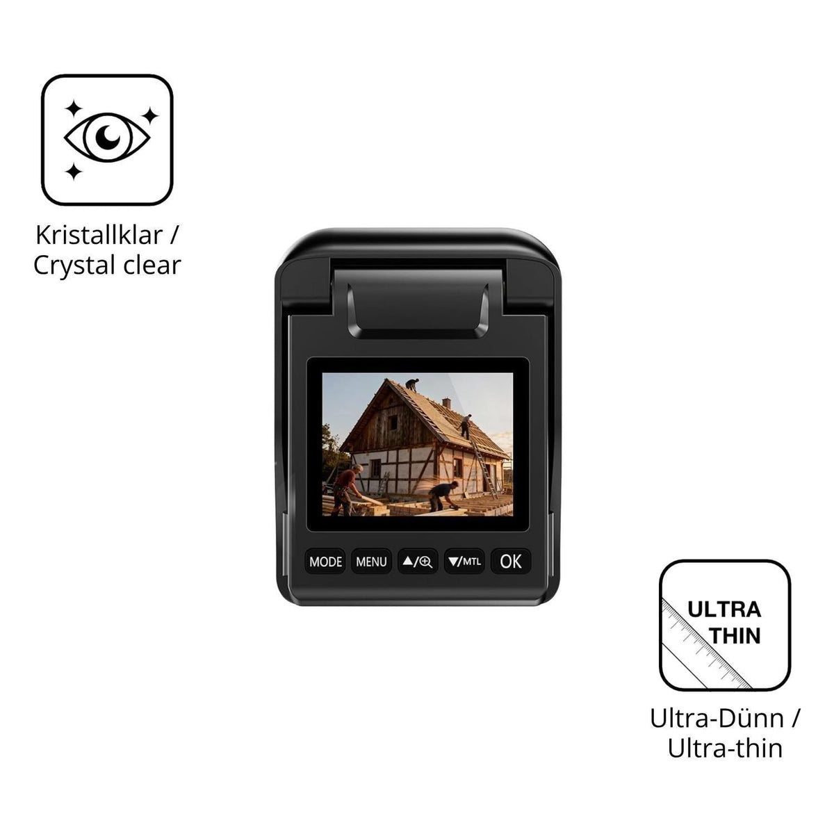 4x Schutzfolie klar für ZIMOCE TL2000 Display-Schu (5)