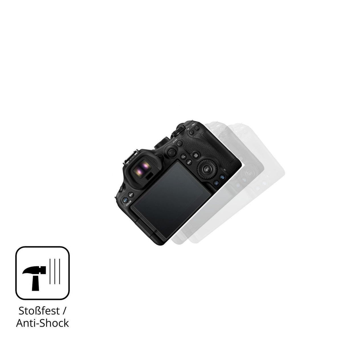 2x 9H Schutzfolie für Canon EOS R6 Mark III Panzer (4)