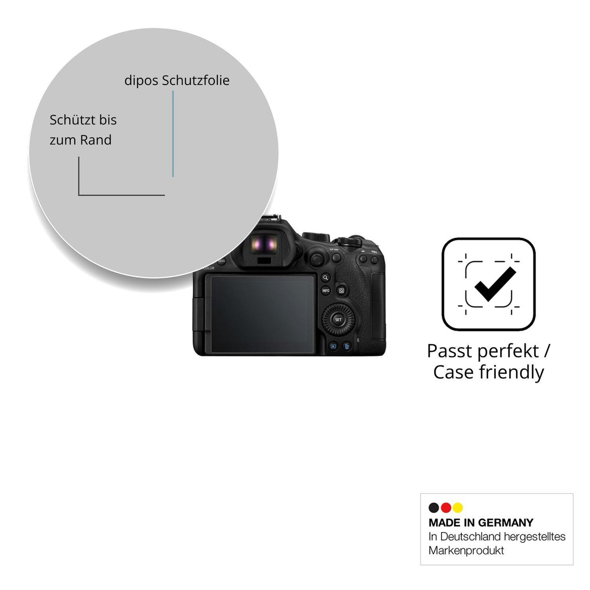 2x 9H Schutzfolie für Canon EOS R6 Mark III Panzer (6)