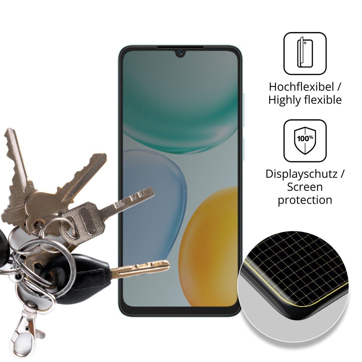 Full Cover Privacy Blickschutzfolie für Honor Play (3)