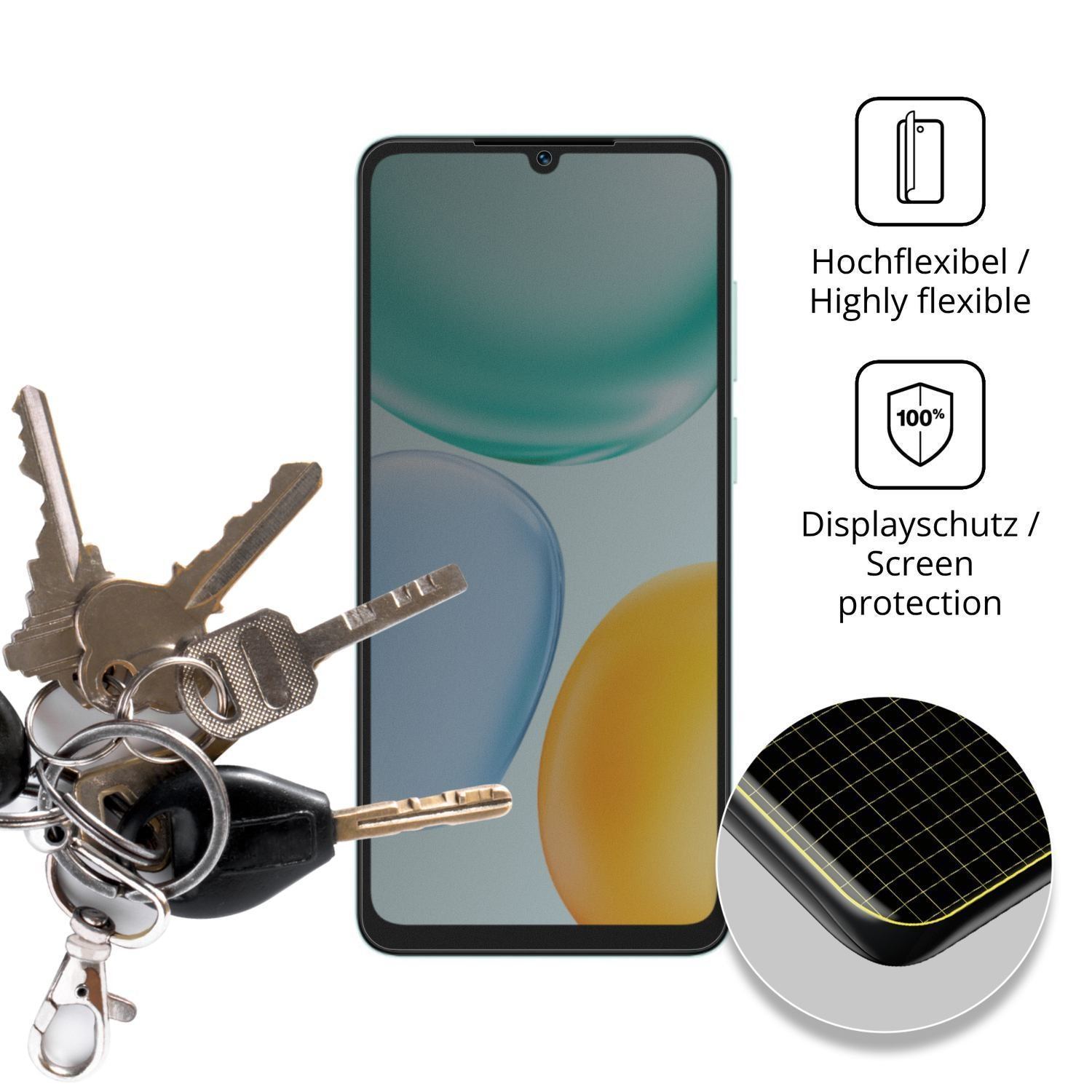 Full Cover Privacy Blickschutzfolie für Honor Play (3)