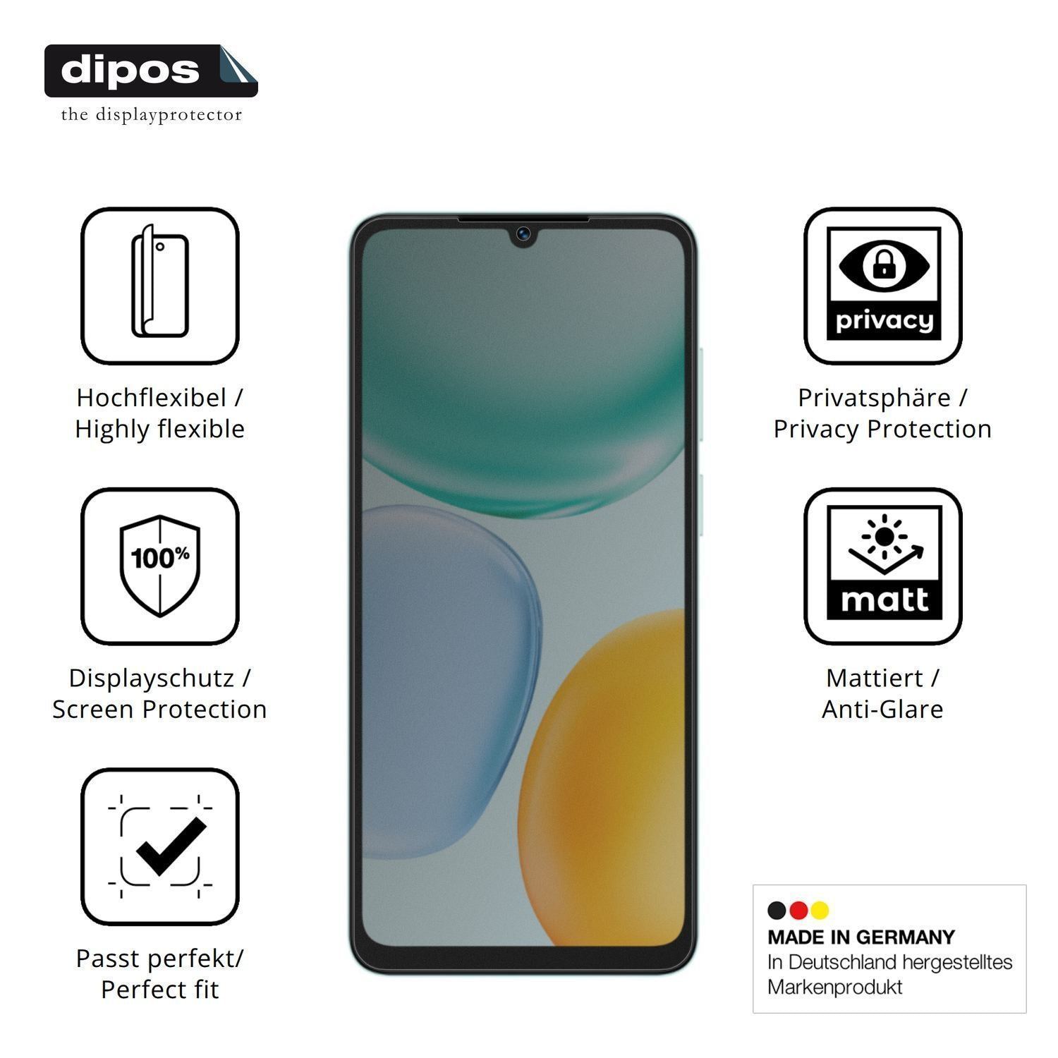 Full Cover Privacy Blickschutzfolie für Honor Play (5)