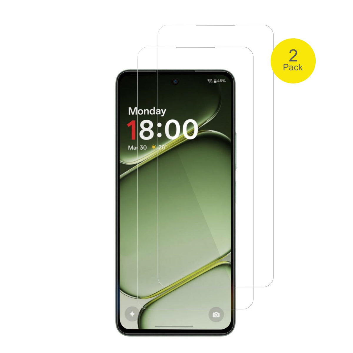 2x 3D Full Cover Schutzfolie für OnePlus Nord CE6  (2)