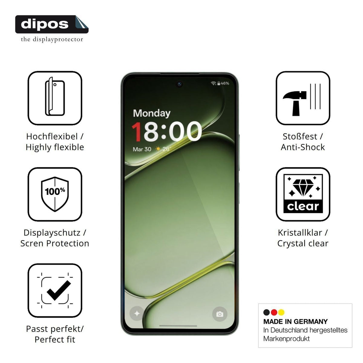 2x 3D Full Cover Schutzfolie für OnePlus Nord CE6  (7)