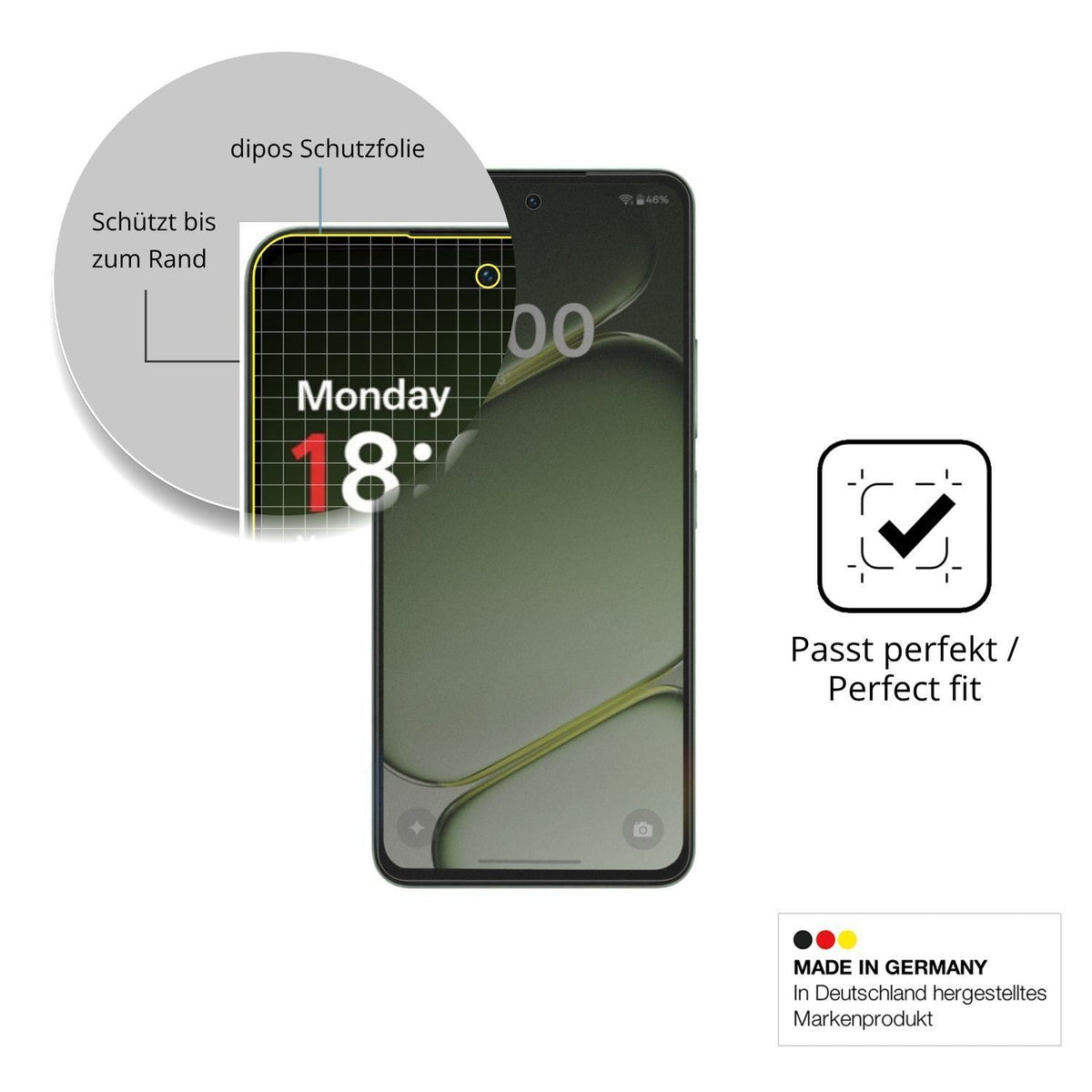Full Cover Privacy Blickschutzfolie für OnePlus No (4)