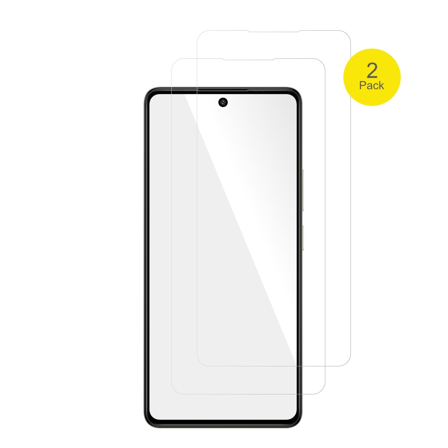 2x 3D Full Cover Schutzfolie für General Mobile GM (2)