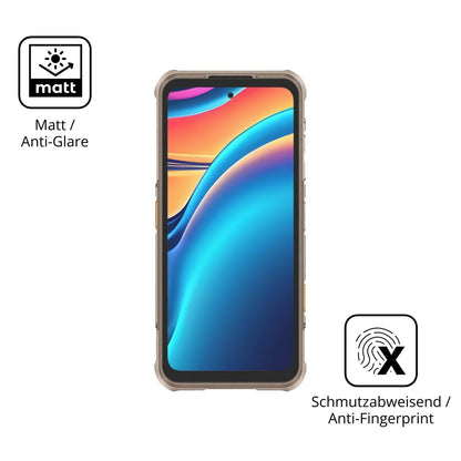 4x Schutzfolie matt für RugOne Xever 8 Display-Sch (5)