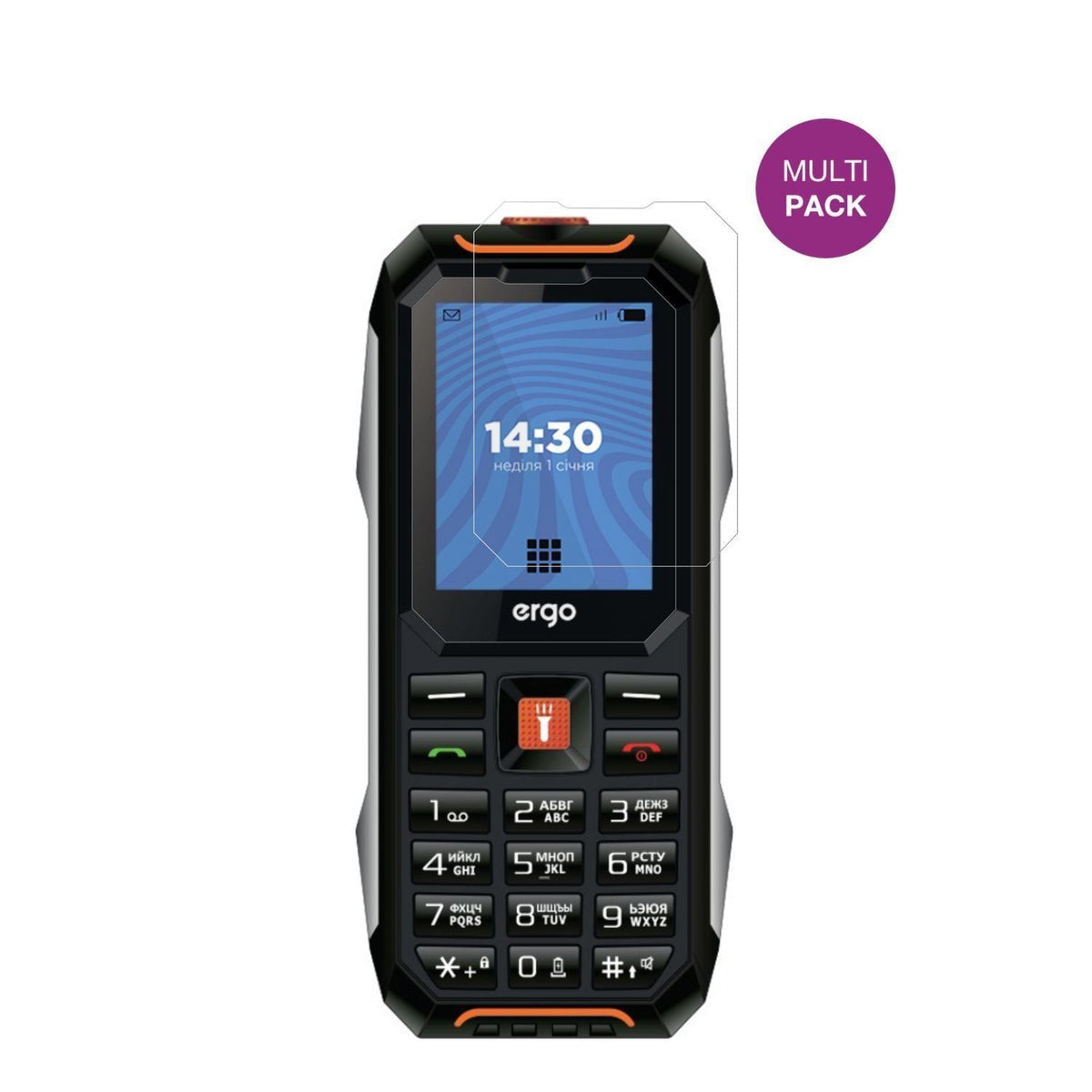 4x Schutzfolie klar für Ergo E182 Display-Schutzfo (2)
