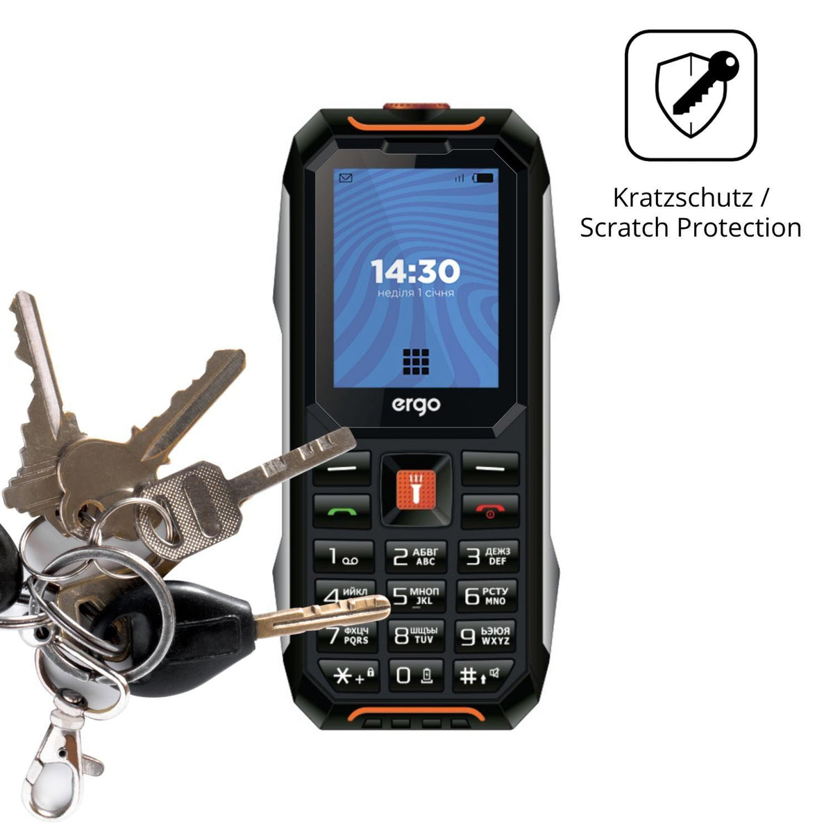 4x Schutzfolie klar für Ergo E182 Display-Schutzfo (4)