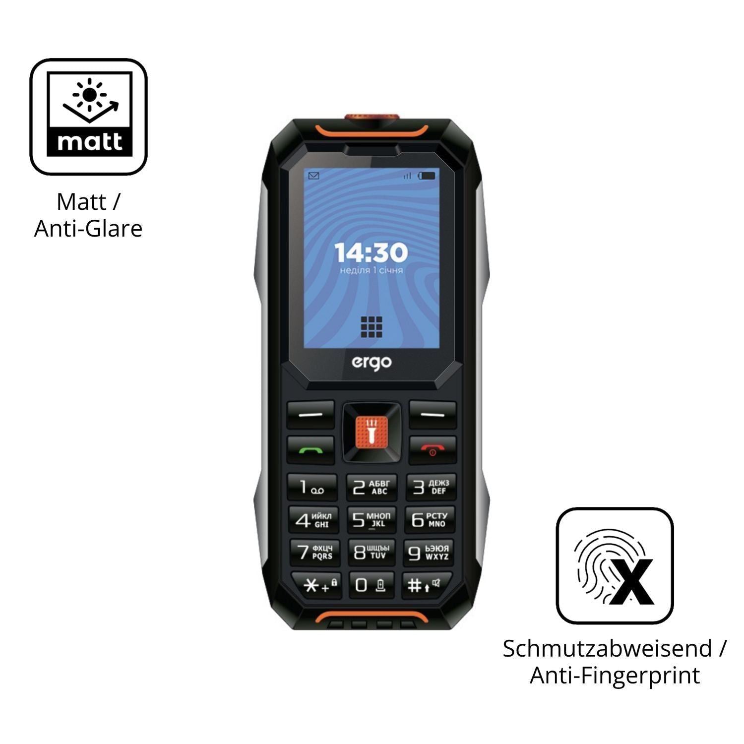 4x Schutzfolie matt für Ergo E182 Display-Schutzfo (5)