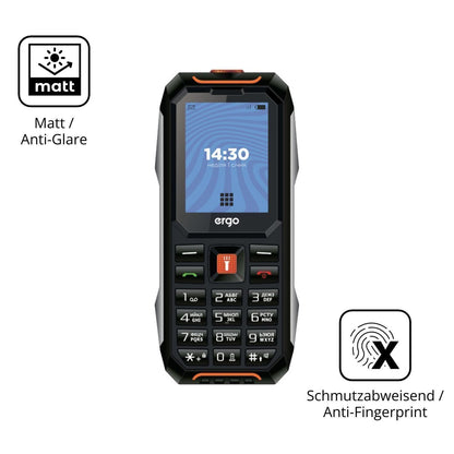 4x Schutzfolie matt für Ergo E182 Display-Schutzfo (5)