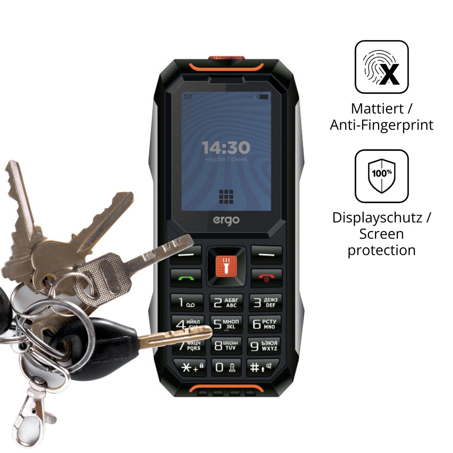 Blickschutzfolie für Ergo E182 matt Schutzfolie Pr (3)