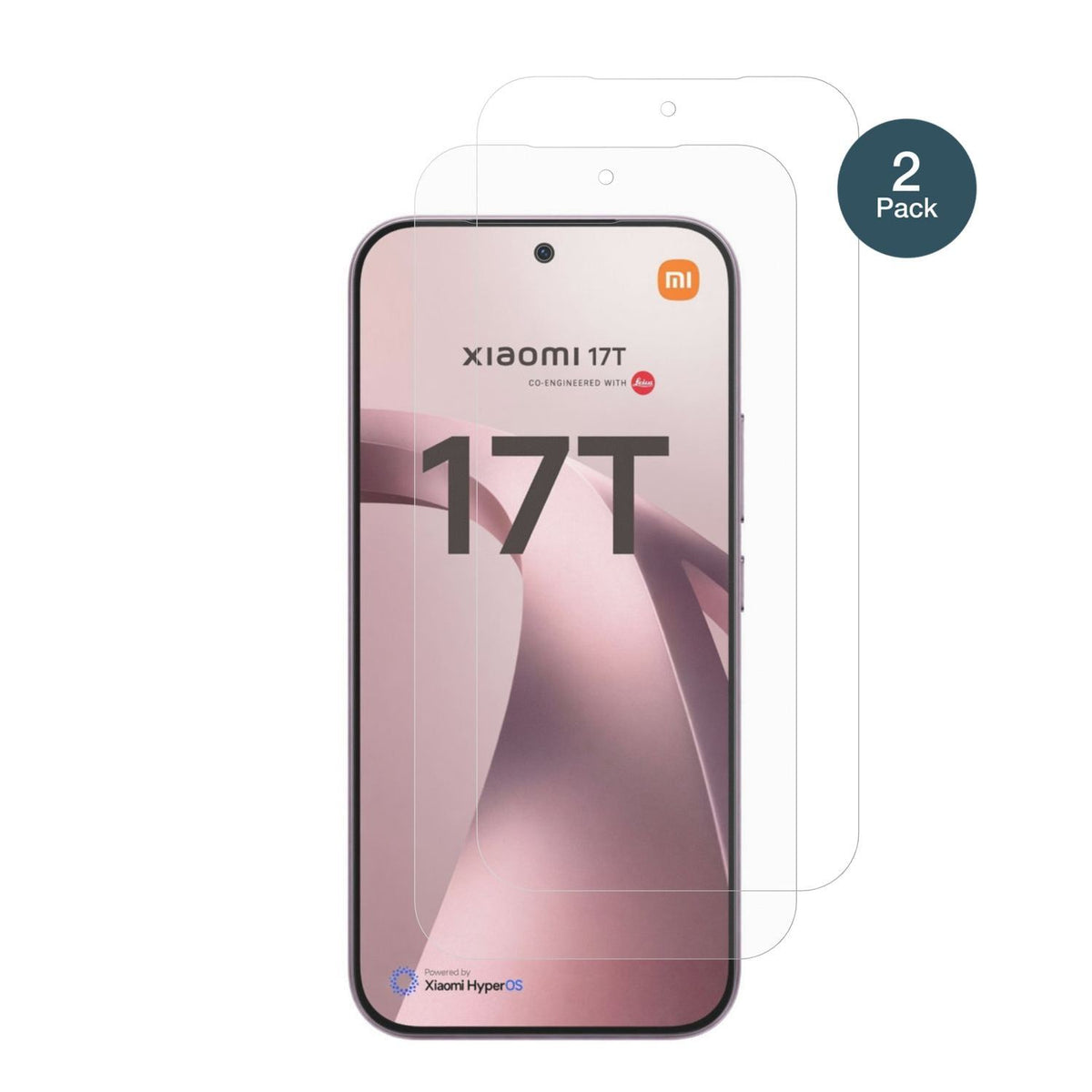 2x 9H Schutzfolie matt für Xiaomi 17T Panzerfolie (2)