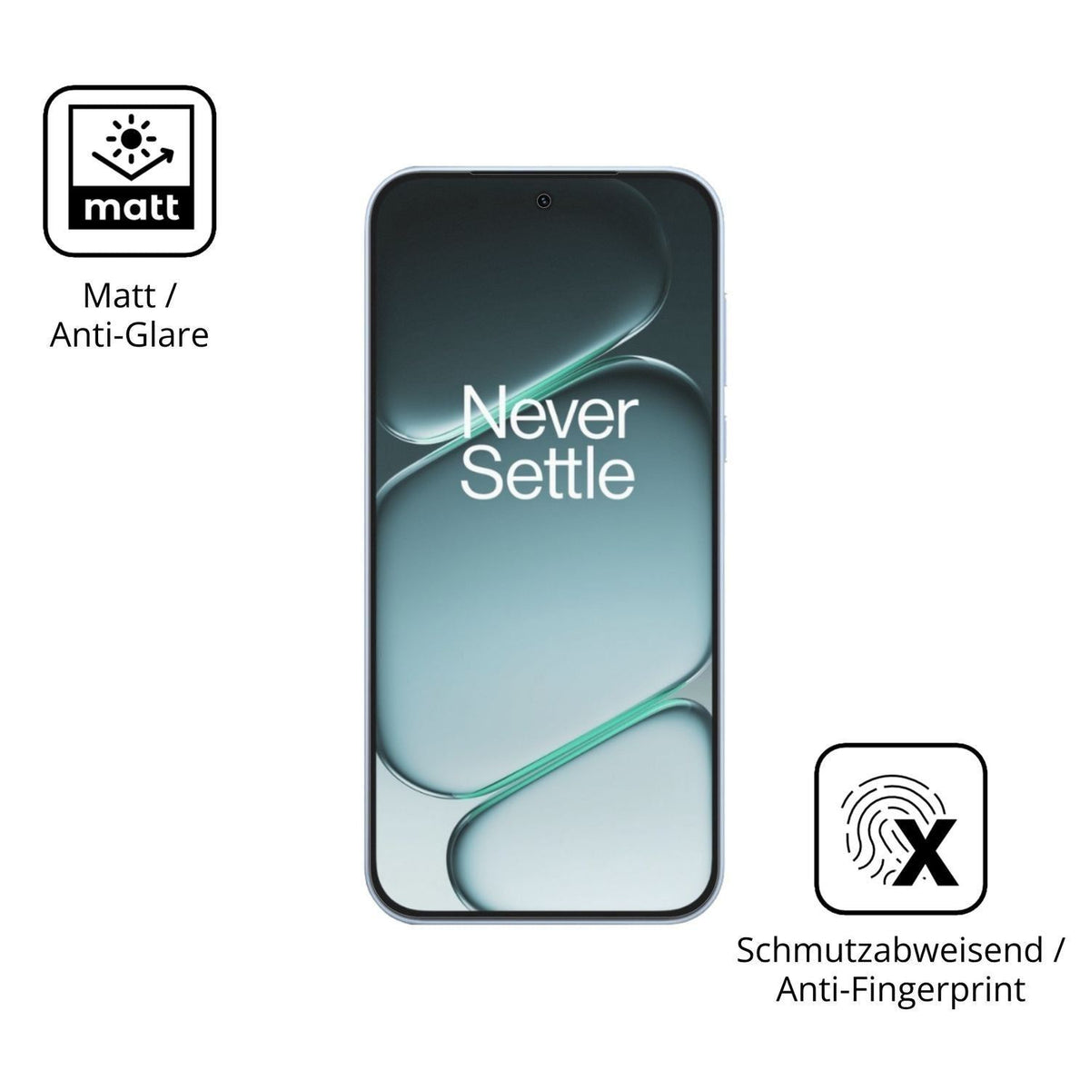 4x Schutzfolie matt für OnePlus Nord CE6 Display-S (5)