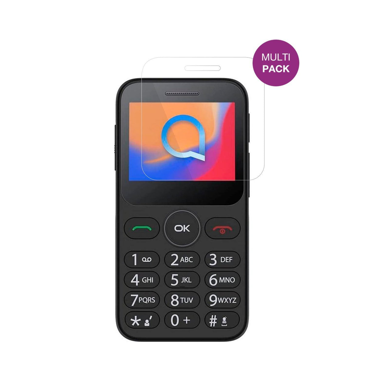 4x Schutzfolie klar für Alcatel 3085 Display-Schut (2)