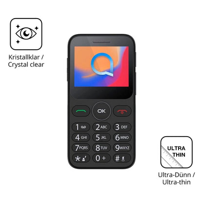 4x Schutzfolie klar für Alcatel 3085 Display-Schut (5)