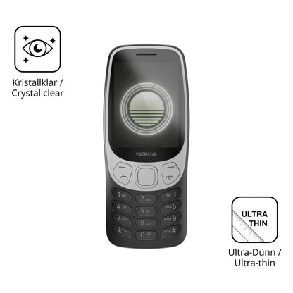4x Schutzfolie klar für Nokia 3210 4G Display-Schu (5)
