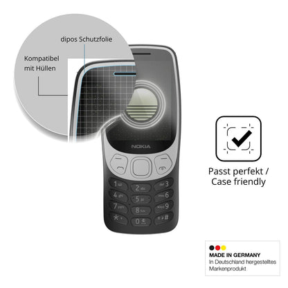 4x Schutzfolie klar für Nokia 3210 4G Display-Schu (6)