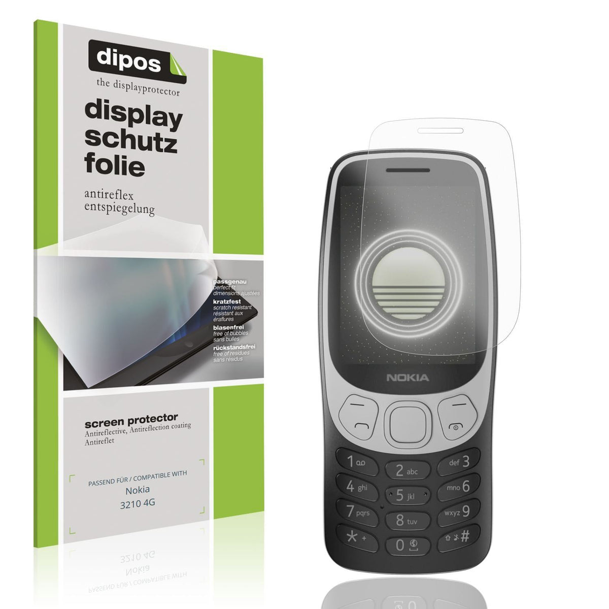 4x Schutzfolie matt für Nokia 3210 4G Display-Schu (1)