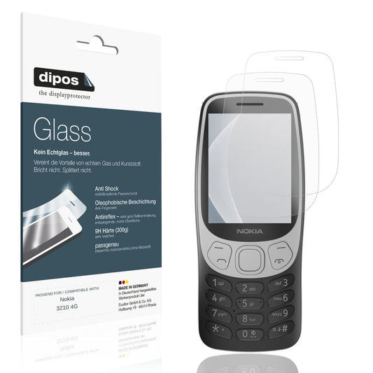 2x 9H Schutzfolie matt für Nokia 3210 4G Panzerfol (1)