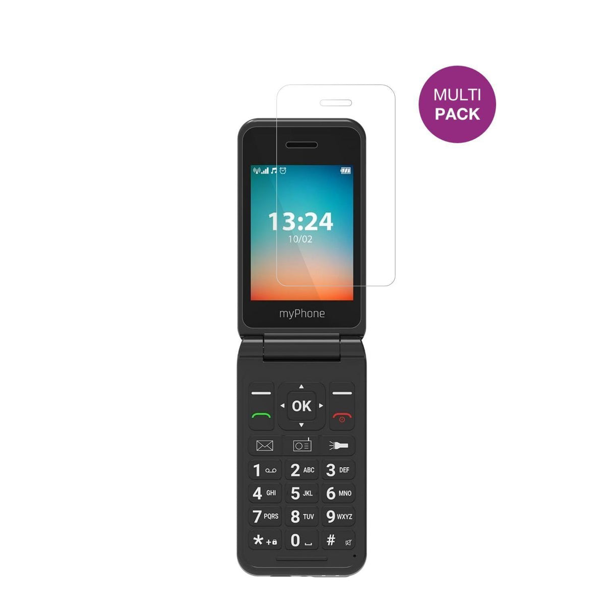 4x Schutzfolie klar für MP myPhone Flip LTE Displa (2)