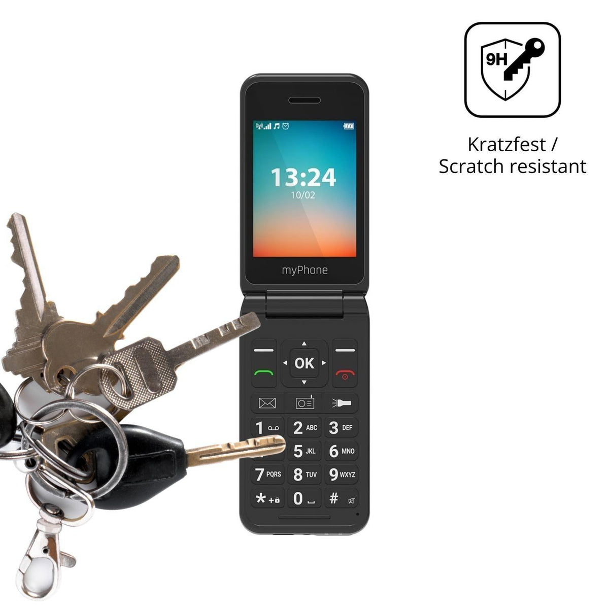 2x 9H Schutzfolie für MP myPhone Flip LTE Panzerfo (3)