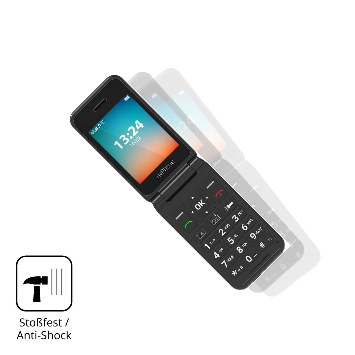 2x 9H Schutzfolie für MP myPhone Flip LTE Panzerfo (4)