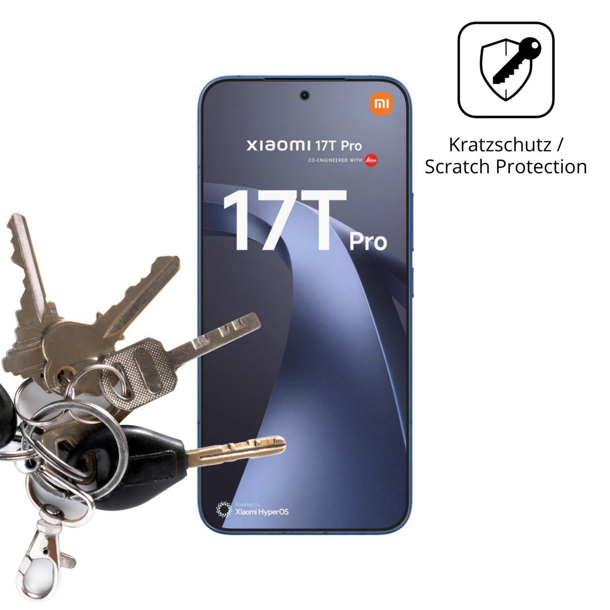 4x Schutzfolie matt für Xiaomi 17T Pro Display-Sch (4)