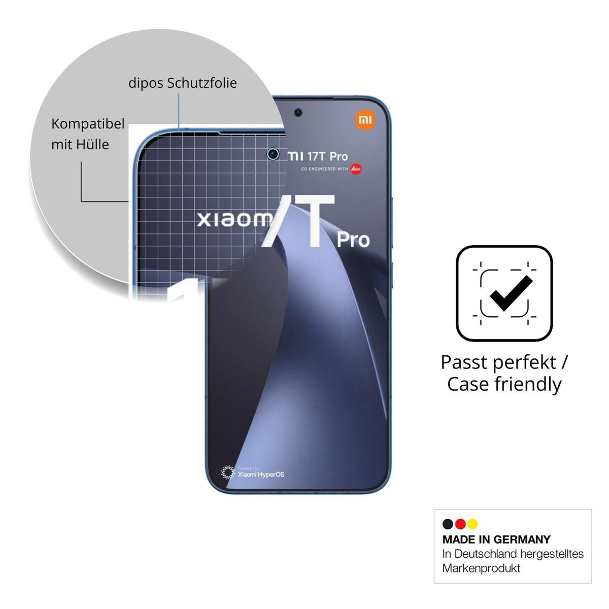 4x Schutzfolie matt für Xiaomi 17T Pro Display-Sch (6)