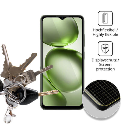 2x 3D Full Cover Schutzfolie für Itel Zeno 100 (3)