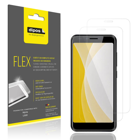 2x 3D Full Cover Schutzfolie für Myria L500 (1)