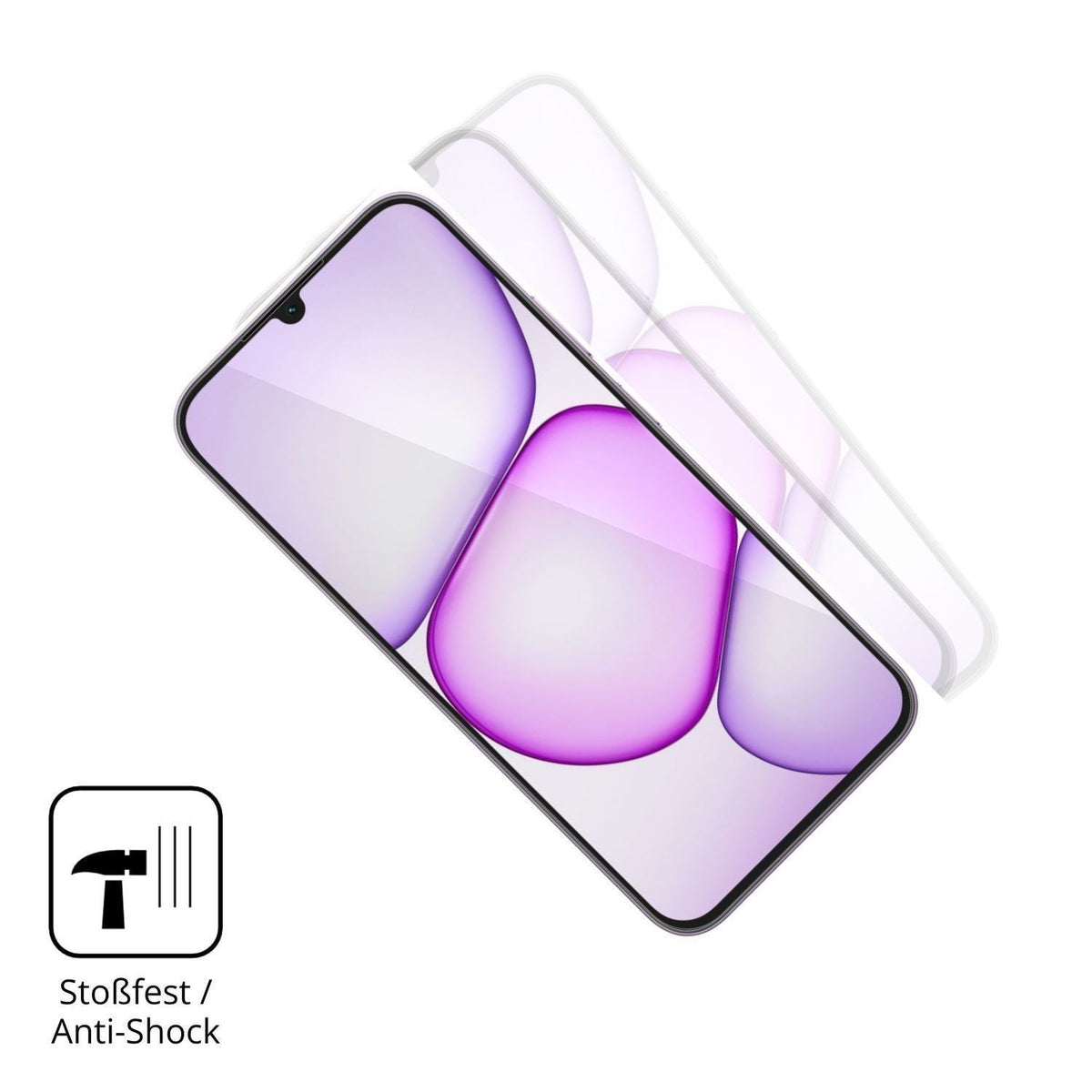 2x 3D Full Cover Schutzfolie für Realme C100i (4)
