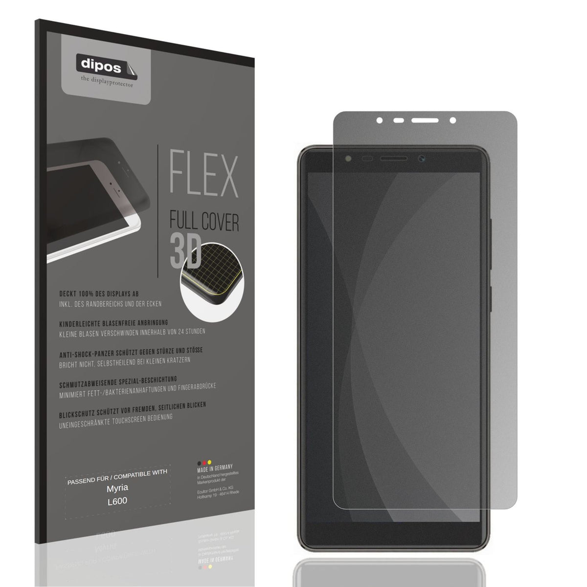 Full Cover Privacy Blickschutzfolie für Myria L600 (1)