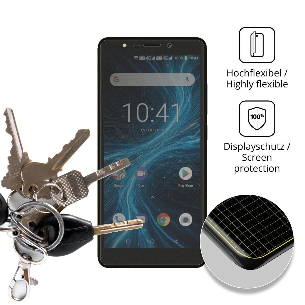 Full Cover Privacy Blickschutzfolie für Myria L550 (3)