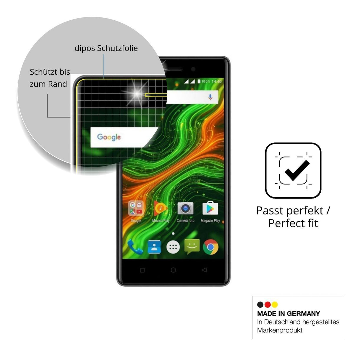 2x 3D Full Cover Schutzfolie für Myria Wide 4G (6)