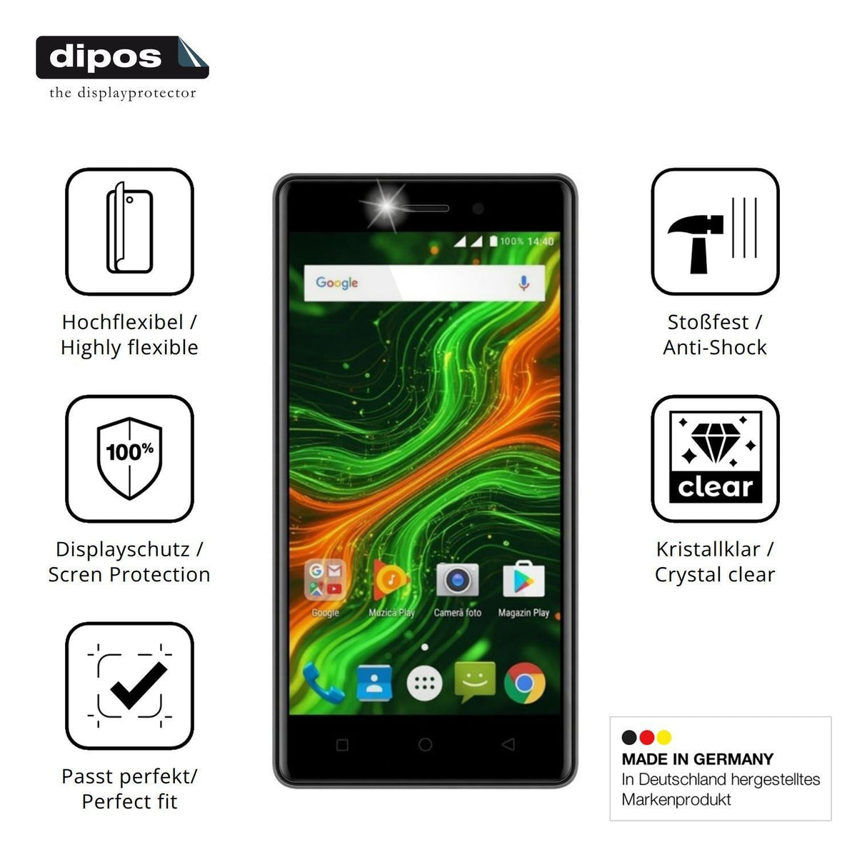 2x 3D Full Cover Schutzfolie für Myria Wide 4G (7)